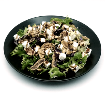 Green Salad, Goat Cheese, Figs and Walnuts